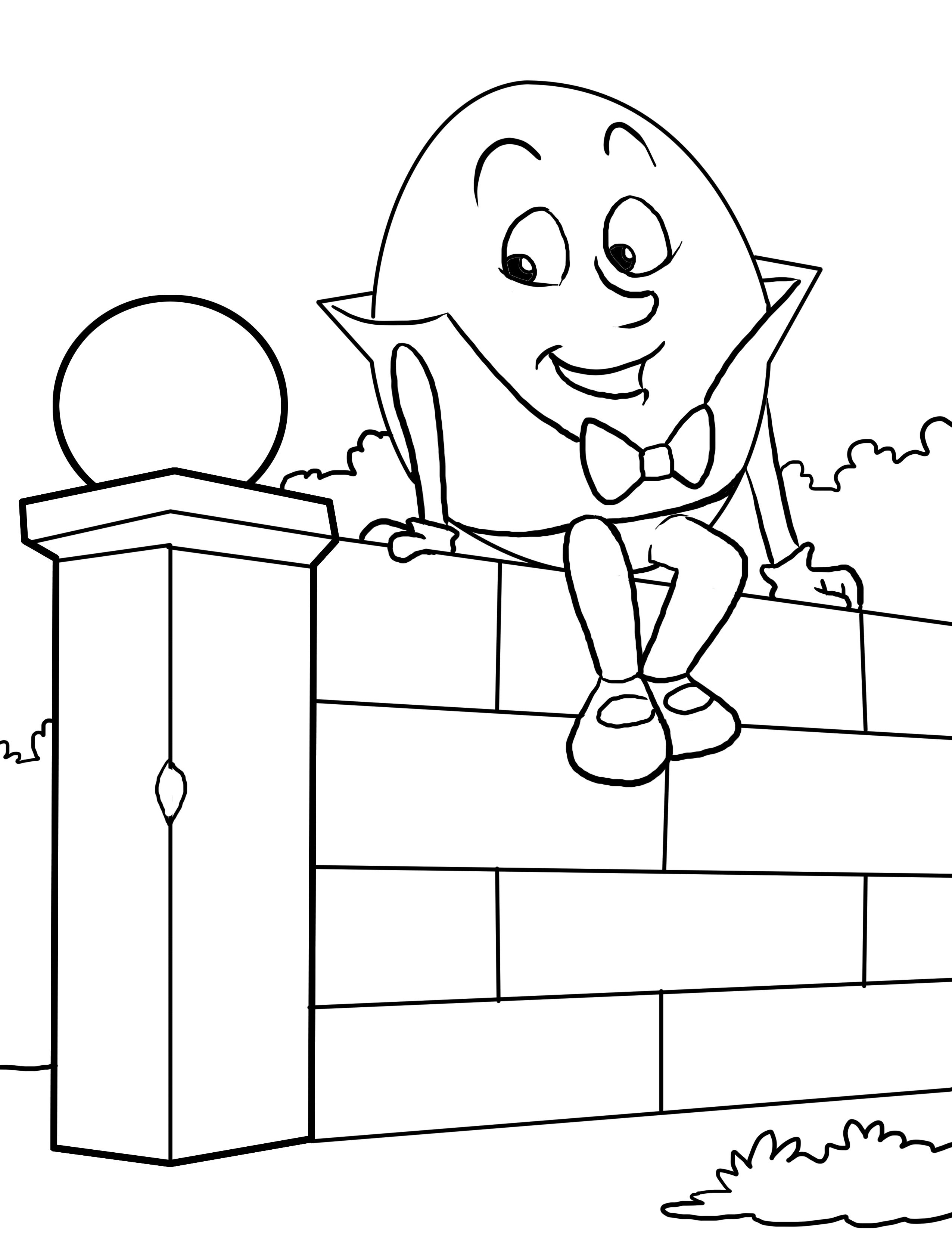 Free Printable Nursery Rhymes Coloring Pages For Kids | Home - Free Printable Nursery Rhyme Coloring Pages