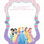 Free Printable Ornate Disney Princesses Invitation Template Trend   Disney Princess Free Printable Invitations