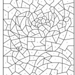 Free Printable Paintnumbers For Adults   Coloring Home   Free Printable Paint By Number Coloring Pages