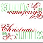 Free Printable: Paper Bag Topper | Winter & Christmas | Christmas   Free Printable Christmas Bag Toppers Templates