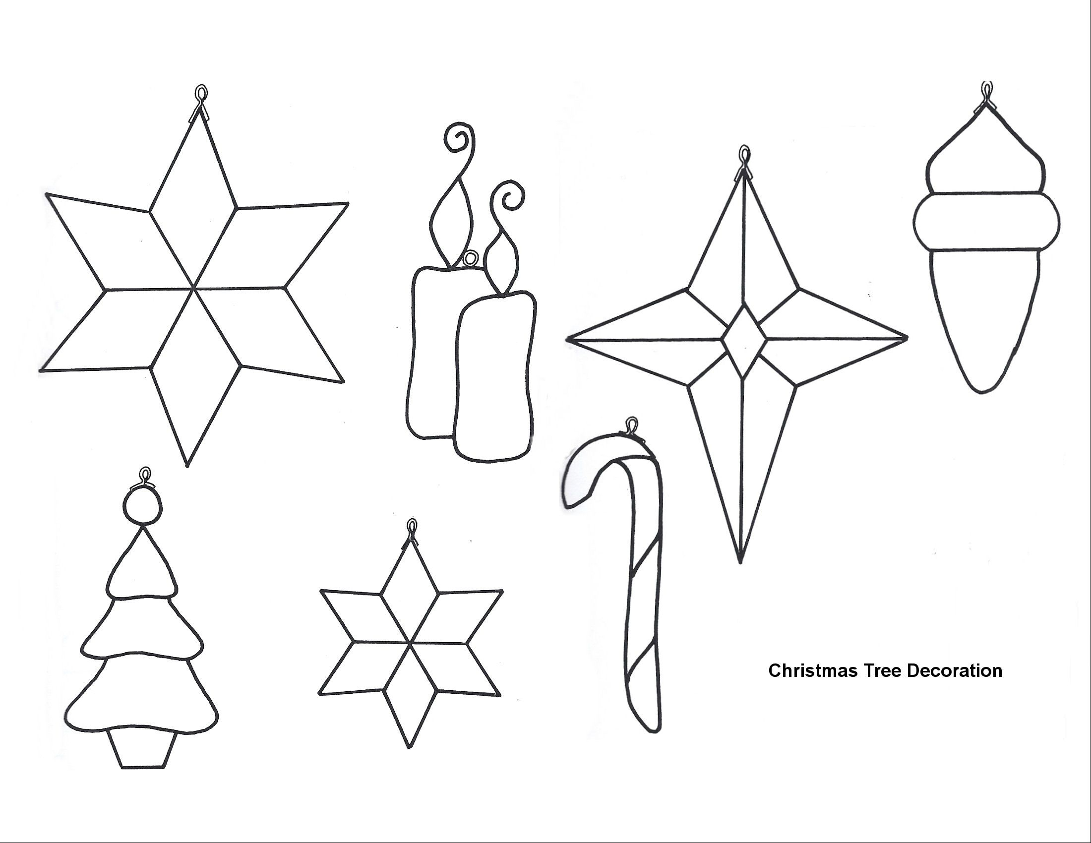 Free Printable Papercraft Templates. Felt Christmas Patterns - Free Printable Christmas Ornament Patterns