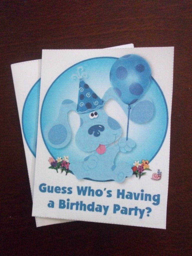 Free Printable Part Invites Link, I Also Like The Idea Of Putting A - Blue&amp;amp;#039;s Clues Invitations Free Printable