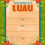 Free Printable Party Invitations: Free Hawaiian Luau Invites   Hawaiian Party Invitations Free Printable