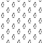 Free Printable Penguin Scrapbooking Paper   Ausdruckbares   Free Printable Penguin Template