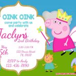 Free Printable Peppa Pig Invitation | Free Printable Birthday   Peppa Pig Character Free Printable Images