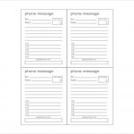 Free Printable Phone Message Template | Free Printable   Free Printable Phone Message Template