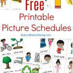 Free Printable Picture Schedule Cards   Visual Schedule Printables   Free Printable Picture Schedule For Preschool