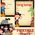 Free Printable Pirate Party Invitations    2 Designs | Party   Blue's Clues Invitations Free Printable
