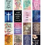 Free Printable Planner Stickers   Bible Scripture   Happy Planner   Free Printable Bible Verse Labels