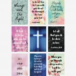 Free Printable Planner Stickers – Bible Scripture – Large Happy   Free Printable Bible Verse Labels