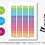 Free Printable Planner Stickers – Planner Addiction   Free Printable Planner Stickers Pdf