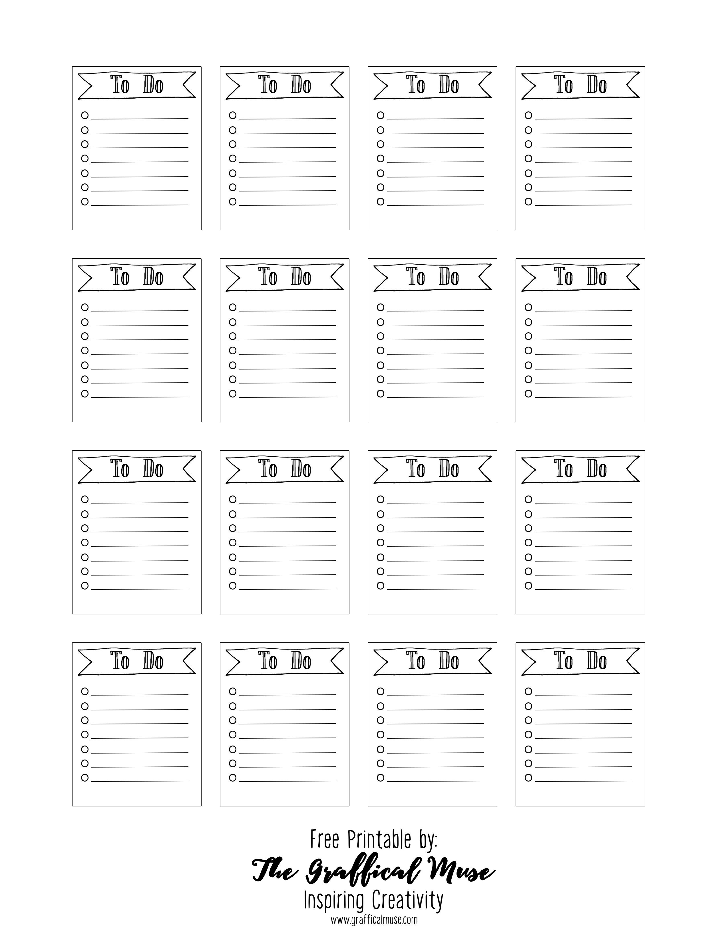 Free Printable Planner Stickers To Do List | My Style/crafting - Free Printable To Do List Planner