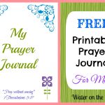 Free Printable Prayer Journal For Moms | Water On The Floor   Free Printable Prayer Journal