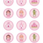 Free Printable Princess Birthday Cupcake Toppers | Printable Party   Cupcake Flags Printable Free