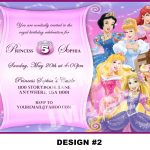 Free Printable Princess Party Invitations | Disney Princess   Disney Princess Free Printable Invitations