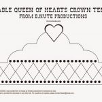 Free Printable Queen Of Hearts Crown. Free Printable And Template   Free Printable Crown