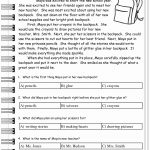Free Printable Reading Comprehension Worksheets For 5Th Grade   Free Printable 3Rd Grade Reading Worksheets