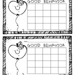 Free Printable Reward And Incentive Charts   Free Printable Behavior Charts For Elementary Students