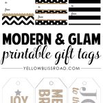 Free Printable Rustic And Plaid Gift Tags   Yellow Bliss Road   Free Printable Tags