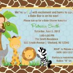 Free Printable Safari Baby Shower Invitations Safari Ba Shower   Create Your Own Baby Shower Invitations Free Printable
