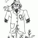 Free Printable Scarecrow Coloring Pages For Kids | Scarecrow Designs   Free Scarecrow Template Printable
