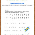 Free Printable Secret Code Word Puzzle For Kids. This Puzzle Has A   Free Printable I Spy Puzzles