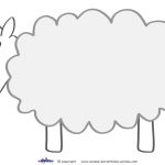 Free Printable Sheep Template | Colors And Things | Pinterest   Free Printable Pictures Of Sheep