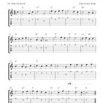 Free Printable Sheet Music: O Come, All Ye Faithful, Easy Free   Free Printable Guitar Tabs For Beginners