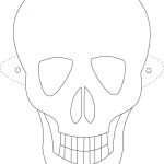 Free Printable Skeleton Masks | Tøj Mm. // Clothes & Accessorize   Free Printable Halloween Face Masks