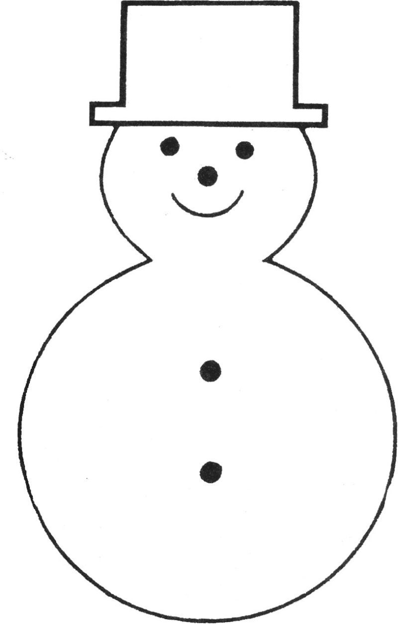 Free Printable Snowman Patterns Free Printable