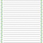Free Printable Stationery For Kids, Free Lined Kids Writing Paper   Writing Borders Free Printable