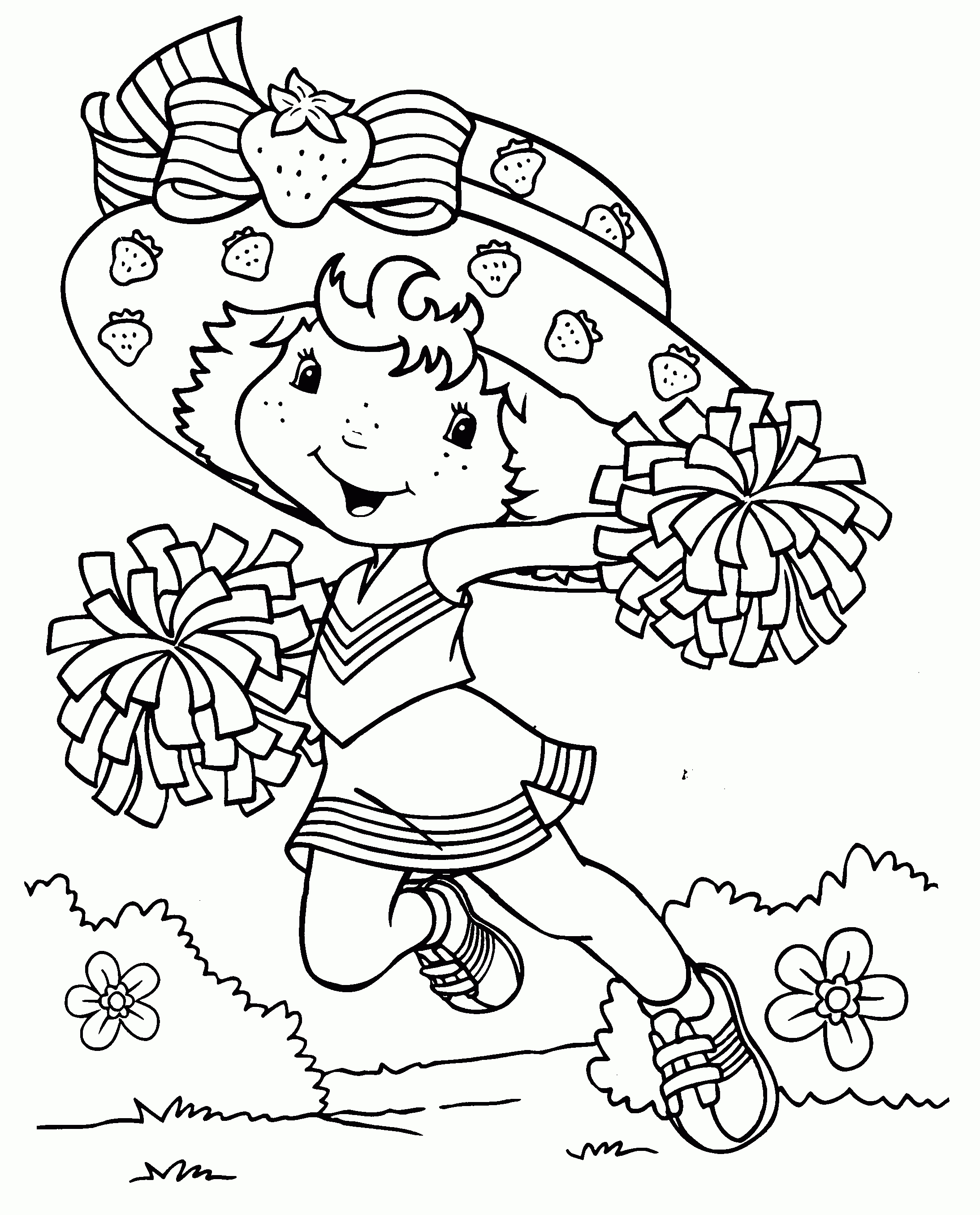 Free Printable Strawberry Shortcake Coloring Pages For Kids | Crafts - Strawberry Shortcake Coloring Pages Free Printable