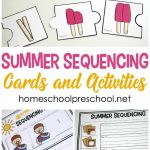 Free Printable Summer Sequencing Cards For Preschoolers   Free Printable Sequencing Cards