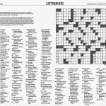 Free Printable Sunday Crossword Puzzles | Free Printable   Free La Times Crossword Printable