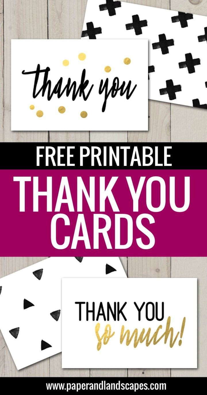 Free Printable Thank You Cards | Freebies | Pinterest | Printable - Free Printable Cards No Download Required
