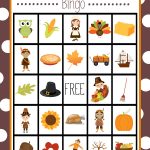 Free Printable Thanksgiving Bingo Game | Craft Time | Pinterest   Free Printable For Thanksgiving