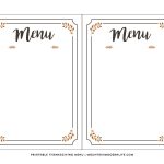 Free Printable Thanksgiving Menu | Mountainmodernlife   Free Printable Menu
