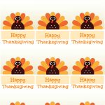 Free Printable Thanksgiving Place Cards    Also Great For Cupcake   Thanksgiving Cupcake Toppers Printable Free