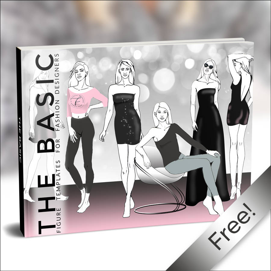 Free Printable The Basic Bundle Fashion Template Fashion | Etsy - Free Printable Fashion Templates