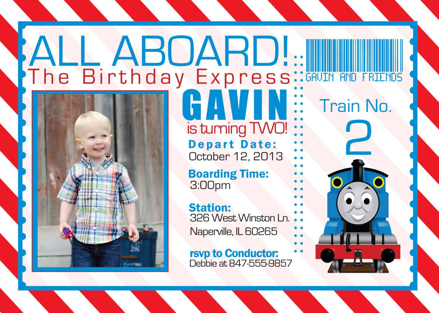 Free Printable The Train Birthday Invitations Ticket Invitation Card - Thomas Invitations Printable Free