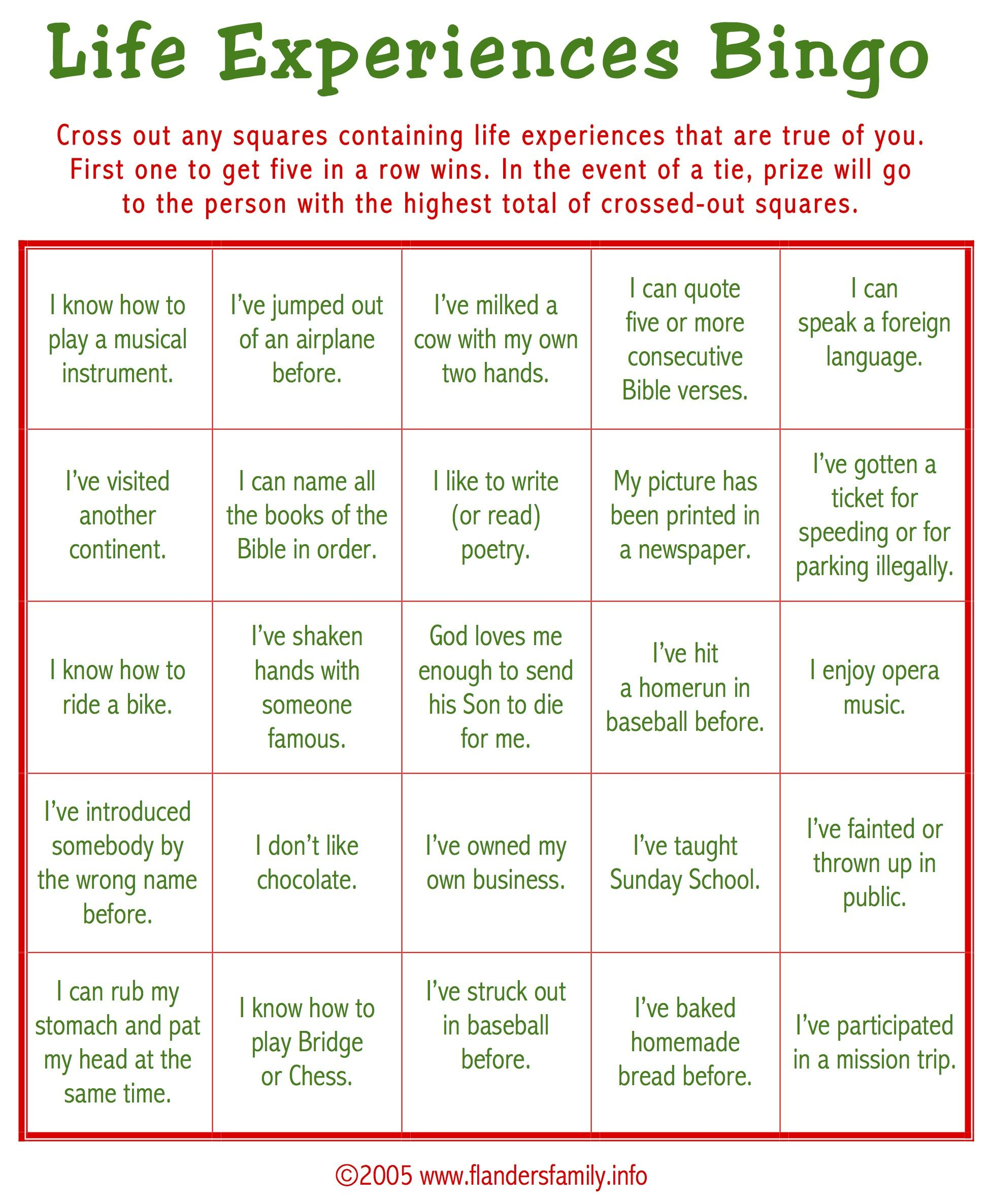 Printable Free Printable Retirement Games