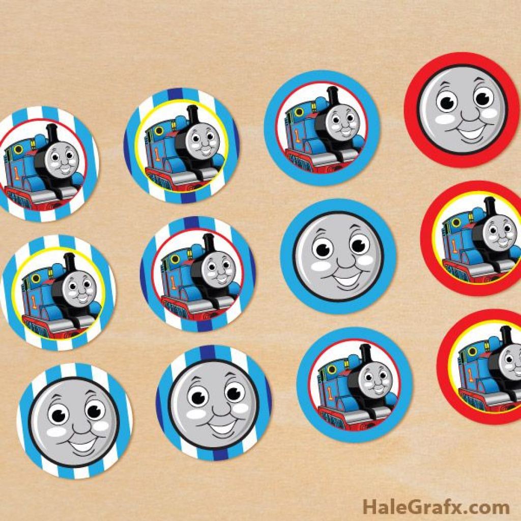 Free Printable Thomas The Train Cupcake Toppers | Free Printable - Free Printable Thomas The Train Cupcake Toppers