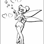 Free Printable Tinkerbell Coloring Pages For Kids | Coloring Pages   Free Printable Disney Valentine Coloring Pages