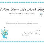 Free Printable Tooth Fairy Certificate Template Lovely Tooth   Free Printable Tooth Fairy Certificate