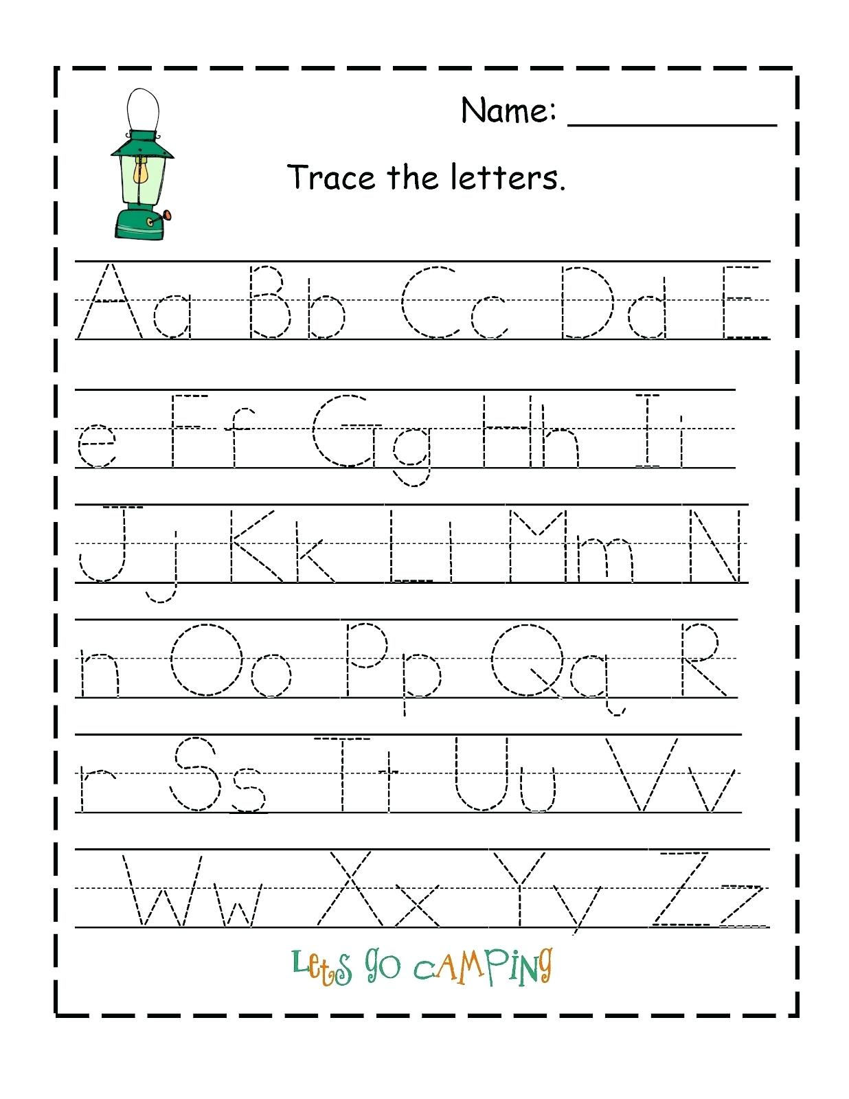 Free Printable Traceable Letters Free Printable Preschool Worksheets - Free Printable Name Tracing