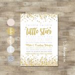 Free Printable Twinkle Twinkle Little Star Baby Shower Invitations   Free Printable Twinkle Twinkle Little Star Baby Shower Invitations