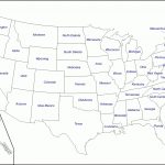 Free Printable Us Maps With State Names Usa Map And State Capitals   Free Printable Usa Map