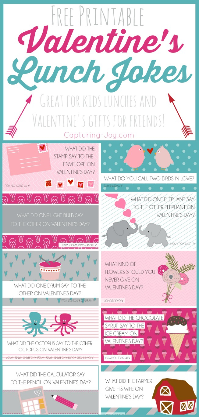 Free Printable Valentine Jokes - Capturing Joy With Kristen Duke - Free Printable Jokes For Adults