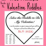 Free Printable Valentine Riddle Cards – Teach Beside Me   Free Printable Riddles