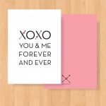 Free Printable Valentine: Xoxo You & Me   Merriment Design   Free Valentine Printable Cards For Husband